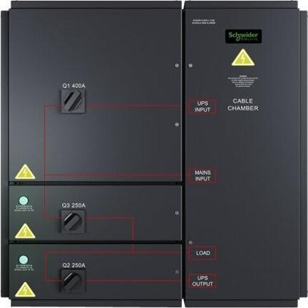 Image du produit APC PANNEAU DE DÉRIVATION D'ENTRETIEN MURAL SYMMETRA PX 96/160KW - 400V