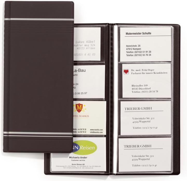 Durable Livre de cartes de visite Visifix pour 96 cartes de visite, anthracite
