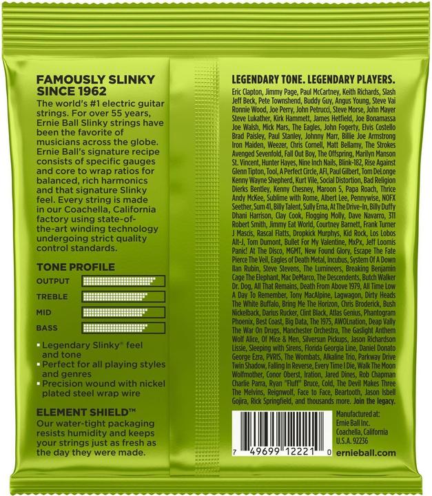 Produktbild Ernie Ball Regular Slinky 10-46 (6 x, E-Gitarre, 0.05")
