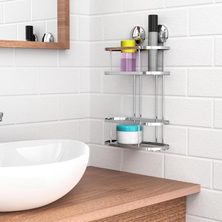 Produktbild Eisl Dusch-Wandablage 2 Etagen (22 x 11 x 34 cm)