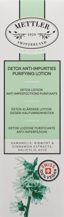 Image du produit Mettler1929 Detox lotion anti-imperfections purifiante purifiante (Lait nettoyant, 200 ml)