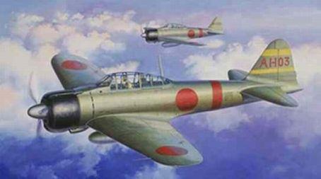 Actual product image Tamiya A6M2b Zero Model 21 (Zeke)