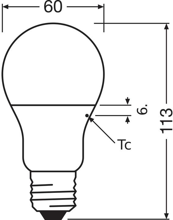 Immagine prodotto Osram Stella LED (E27, 8.50 W, 806 lm, 1 x, F)