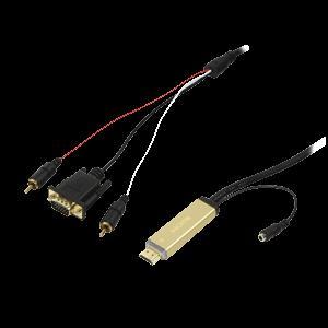 Produktbild LogiLink HDMI (Typ A) — VGA (2 m, VGA, HDMI)