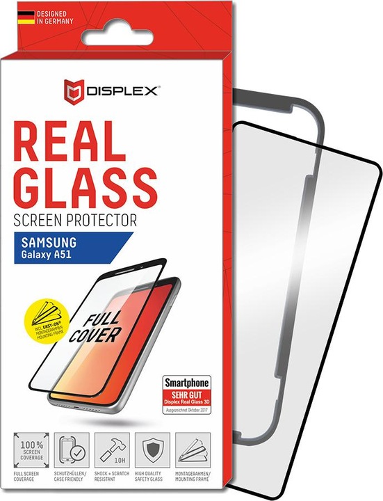Produktbild Displex Real Glass, Full Cover Panzerglas (1 Stück)