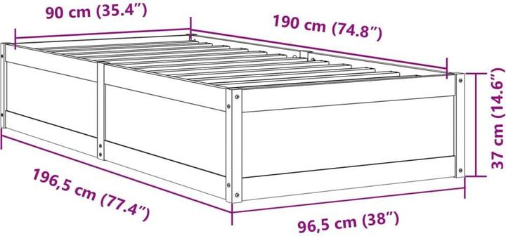 Actual product image VidaXL Pizza (90 x 190 cm)