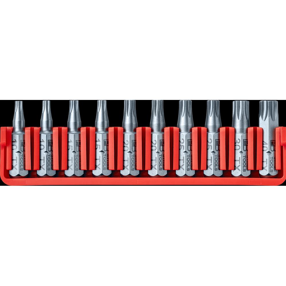 PB Swiss Tools, Bits, Bitset PB C6.705 CN BitBlock mit 10 Bits (TX15, TX20, TX25, TX30, TX40, TX10)