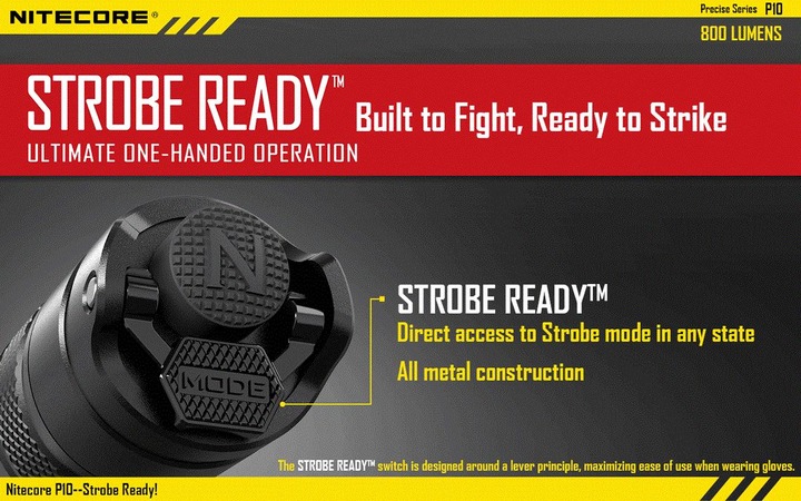 Produktbild Nitecore P10 (13.40 cm, 800 lm)