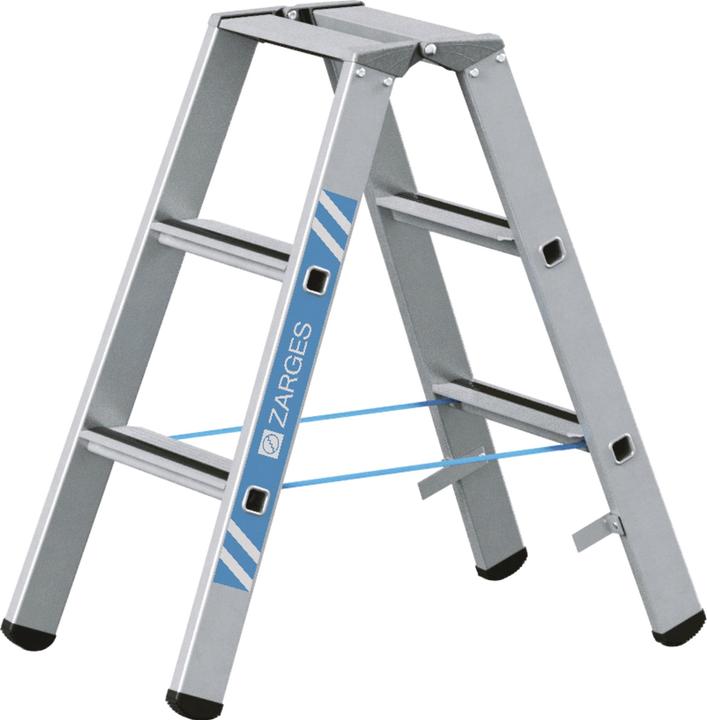 Zarges Saferstep B - Stufen-Stehleiter 2 x 3 (Gerüst, 88 cm)