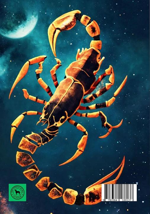 Actual product image Tagebuch / Notizbuch Sternzeichen Skorpion