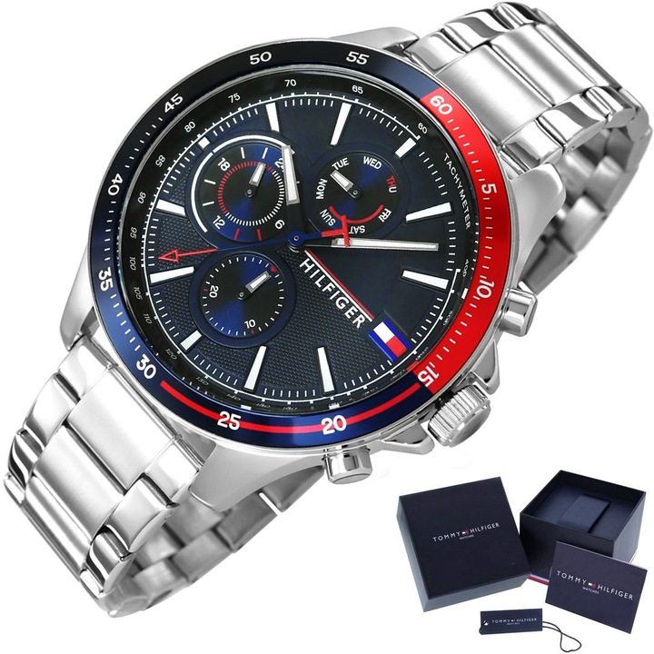 Actual product image Tommy Hilfiger Bench (Analogue wristwatch, 46 mm)