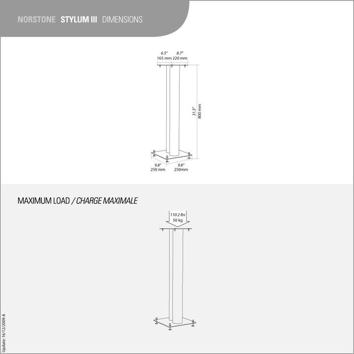 Produktbild NorStone Stylum 3 (1 Paar, Wandmontage)