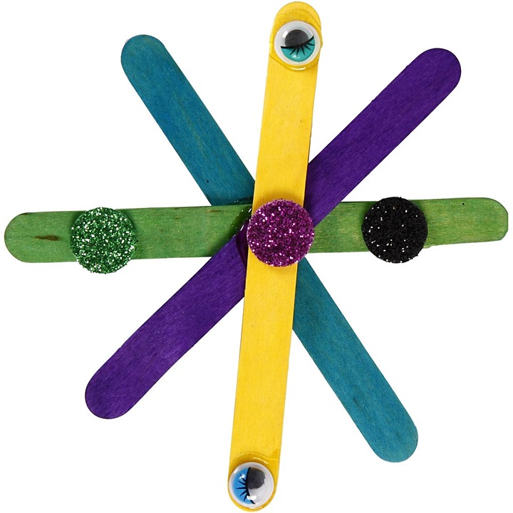 Immagine prodotto Creativ Company Kit fai da te glitter e bastoncini di legno Mega Set