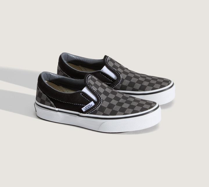 Image du produit Vans UY Classic Slip-On (Checkerboard) Blk/Pewter (30)