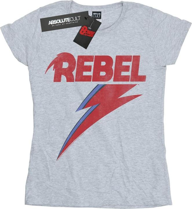 Immagine prodotto David Bowie Distressed Rebel Maglietta Donna (XL)