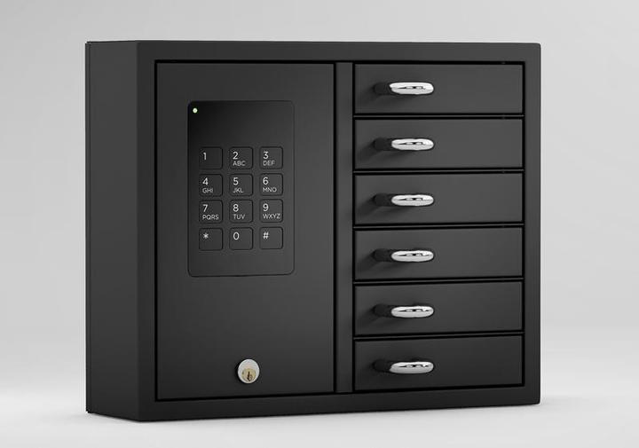 Planetstar KeyIntellico-Basic 6 black (Edelstahl)