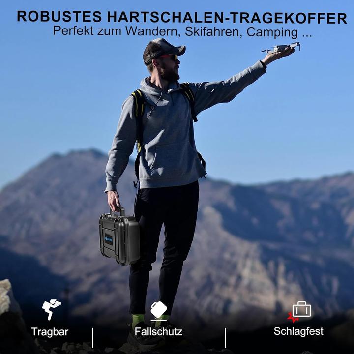 Image du produit Lekufee Sac de transport de drone étanche (Valises de drone, DJI Mini 2, DJI Mini 4 Pro)