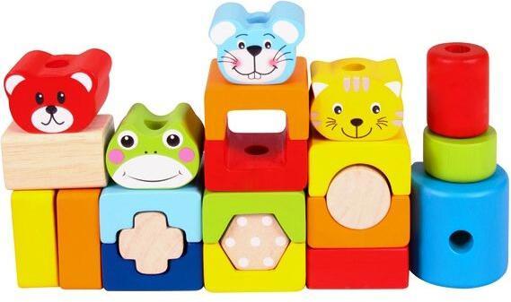 Actual product image Spielba Construction train, with 4 figures