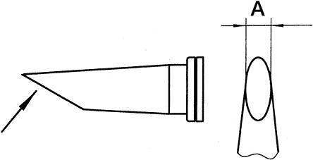 Produktbild Weller Erem Lötspitze LT-CC45 3,2mm WSP80/FE75 (Lötspitze)