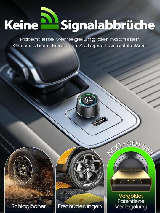 Produktbild PTGTO CarPlay & Android Auto Wireless Adapter