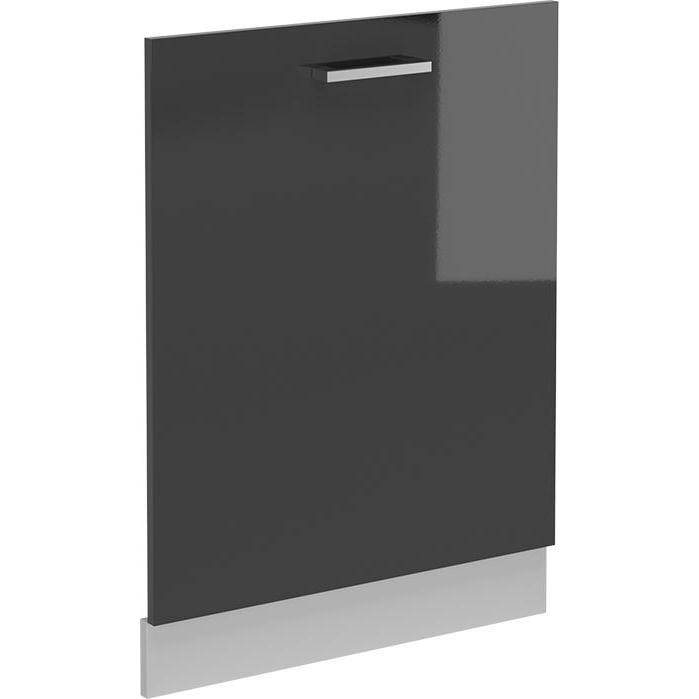 Vichy Geschirrspülblende R-Line, Anthrazit Hochglanz/Weiss, 60 cm ohne Arbeitsplatte, Geschirrspüler Zubehör, Grau