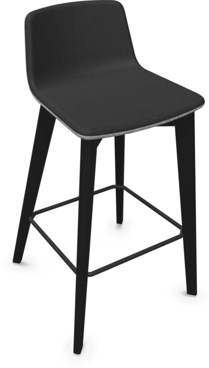 Black, Light Grey Melange, Ash stained black