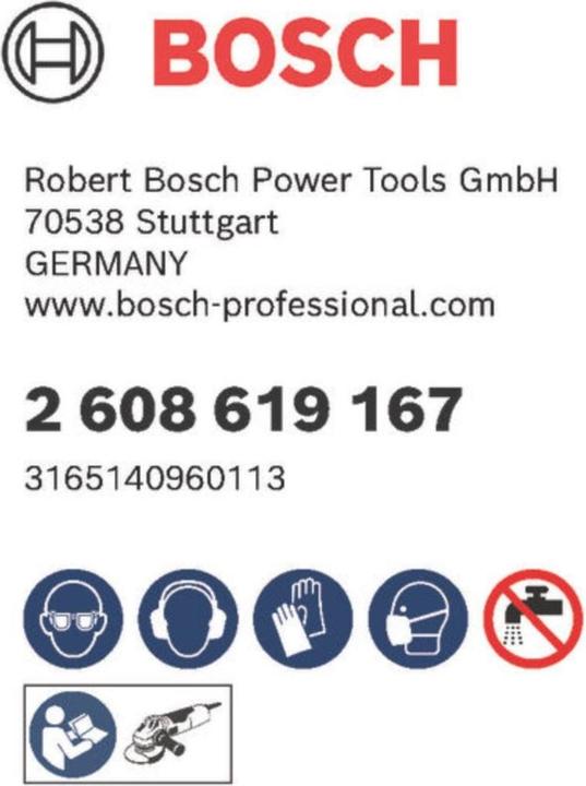 Produktbild Bosch Professional Zubehör X-LOCK Fiberschleifscheibe, Ø115 mm, K 60, R444, Expert for Metal, 1 Stk. (60)