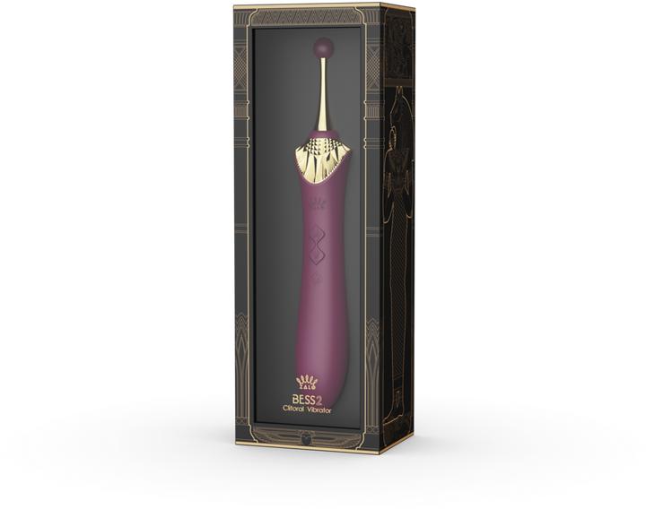 Actual product image Zalo Bess 2 Clitoral Massager Velvet Purple