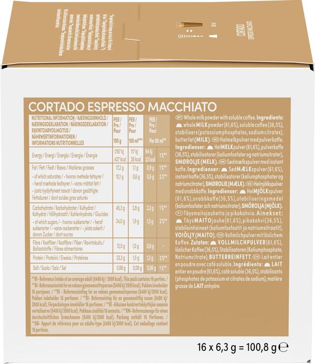 Produktbild Nescafé Dolce Gusto Cortado Espresso Macchiato (16 x Port.)