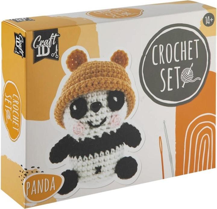 Legind Craft ID - Kit panda all'uncinetto, 9x8x13cm - (K-CR1703/GE)