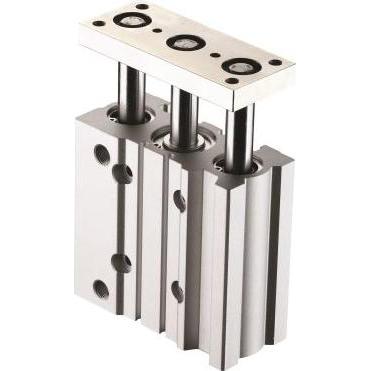 Rs Pro, Fördertechnik, SGM, M5, M5 Pneumatik-Führungszylinder doppeltwirkend mit Gleitlager, Bohrung Ø 16mm / Hub 30