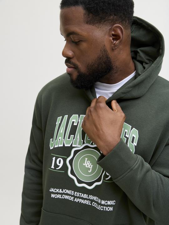 Produktbild Jack & Jones Plus Size Logo Kapuzenpullover Kapuzenpullover (6XL)