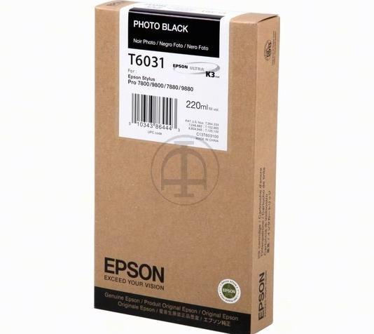 Actual product image Epson T6031 (PBK)