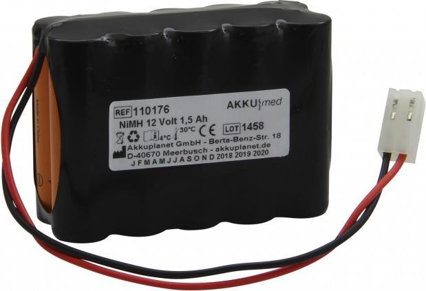 Immagine prodotto AccuCell Batteria Cardiette Cardioline ECG Recorder AR1200/ AR1200ADV/ FC1400/ Conformità CE (1 pz., 1500 mAh, Accumulatore di carica elettrica)