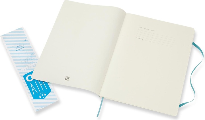 Image du produit Moleskine Carnet de notes classique (19 x 25 cm, À rayures, Couverture souple)
