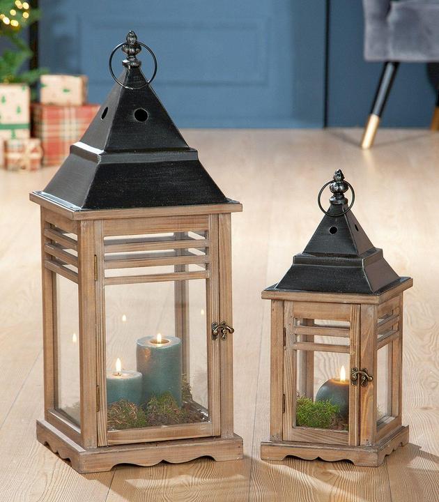 Produktbild Gilde Holz Laterne Listello