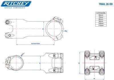 Immagine prodotto Ritchey Stem WCS TRAIL 60mm (60 mm)