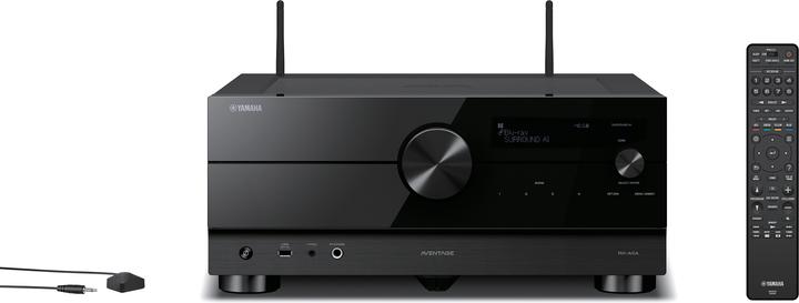 Actual product image Yamaha RX-A6A *black* 9.2 channel Aventage Receiver with Surround:AI (9.2 Channel, AM, DAB, FM)