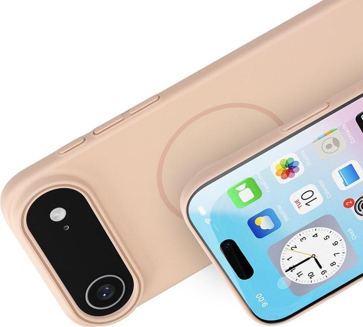 Actual product image Mobiparts Slim Line Case Apple iPhone 17 Air (MagSafe Compatible) Dune Sand (Apple iPhone Air)