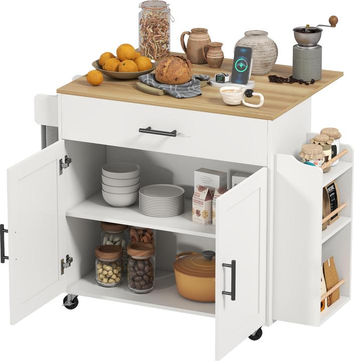 Homcom Ilot de cuisine