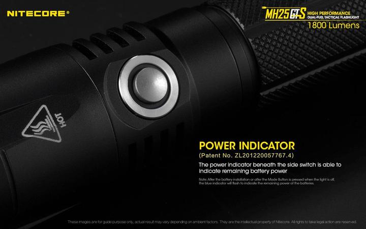 Produktbild Nitecore MH25GTS (15 cm, 1800 lm)