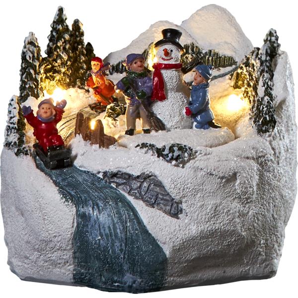 Image du produit Star Trading LED-Innendekoration "Billy", Tanne/Santa, Timer
