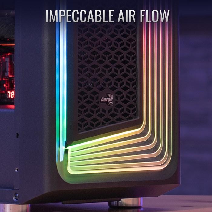 Produktbild AeroCool Geh Midi Interstellar MicroATX/ATX/MiniITX ARGB/TG (ATX, Mini-ITX, mATX)