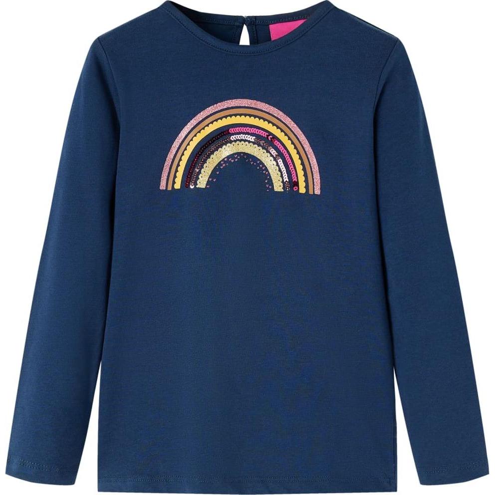 VidaXL, Mädchen, Shirt, Liisa, Blau, (128)