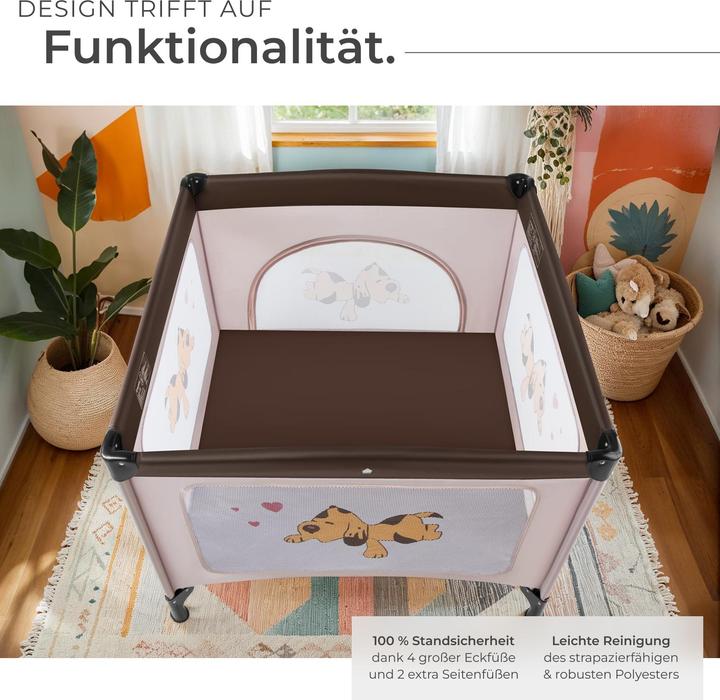 Immagine prodotto tectake Box bambini Tommy Junior 105 x 105 x 78 cm (105 cm, 105 cm)
