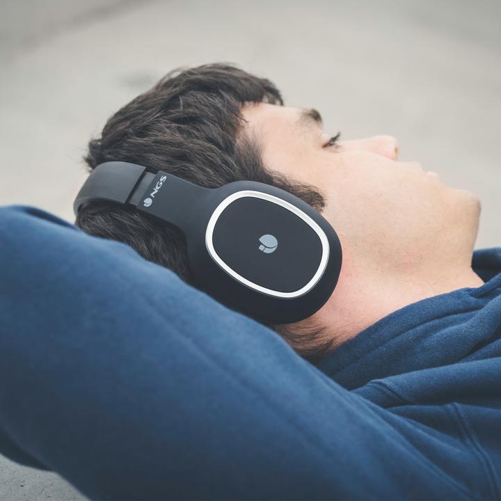 Actual product image NGS Artica Pride Headphones Wireless Headband Calls/Music Micro USB Bluetooth Black (No noise cancelling, 7 h, Wireless)