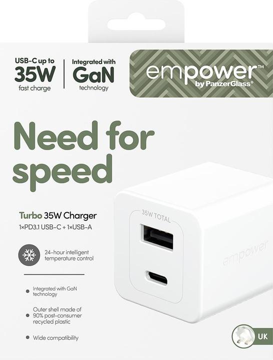 Actual product image PanzerGlass TURBO 35W CHARGER INCL. USB-C (35 W)