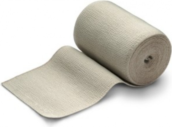 Actual product image Wero Swiss Lan Elastische Binde 5mx8cm hautfarbig