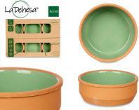 La Dehesa set 6 vasi in terracotta 12 cm colore verde
