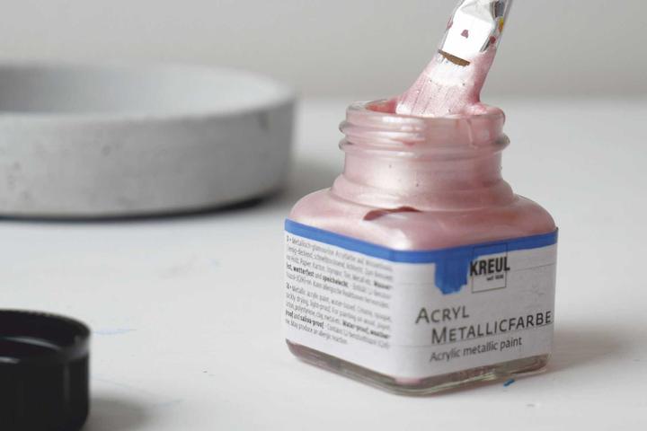 Productafbeelding Kreul Acryl metallic verf, crèmekleurig dekkend, 20 ml (Roze goud, 20 ml)